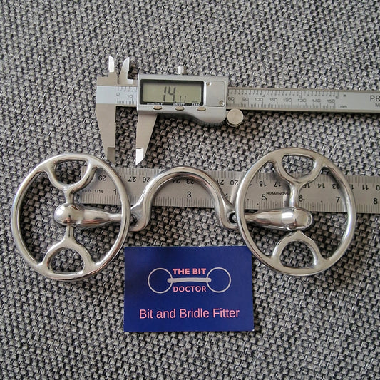 5.5" custom made cartwheel segundo gag Bit B1392