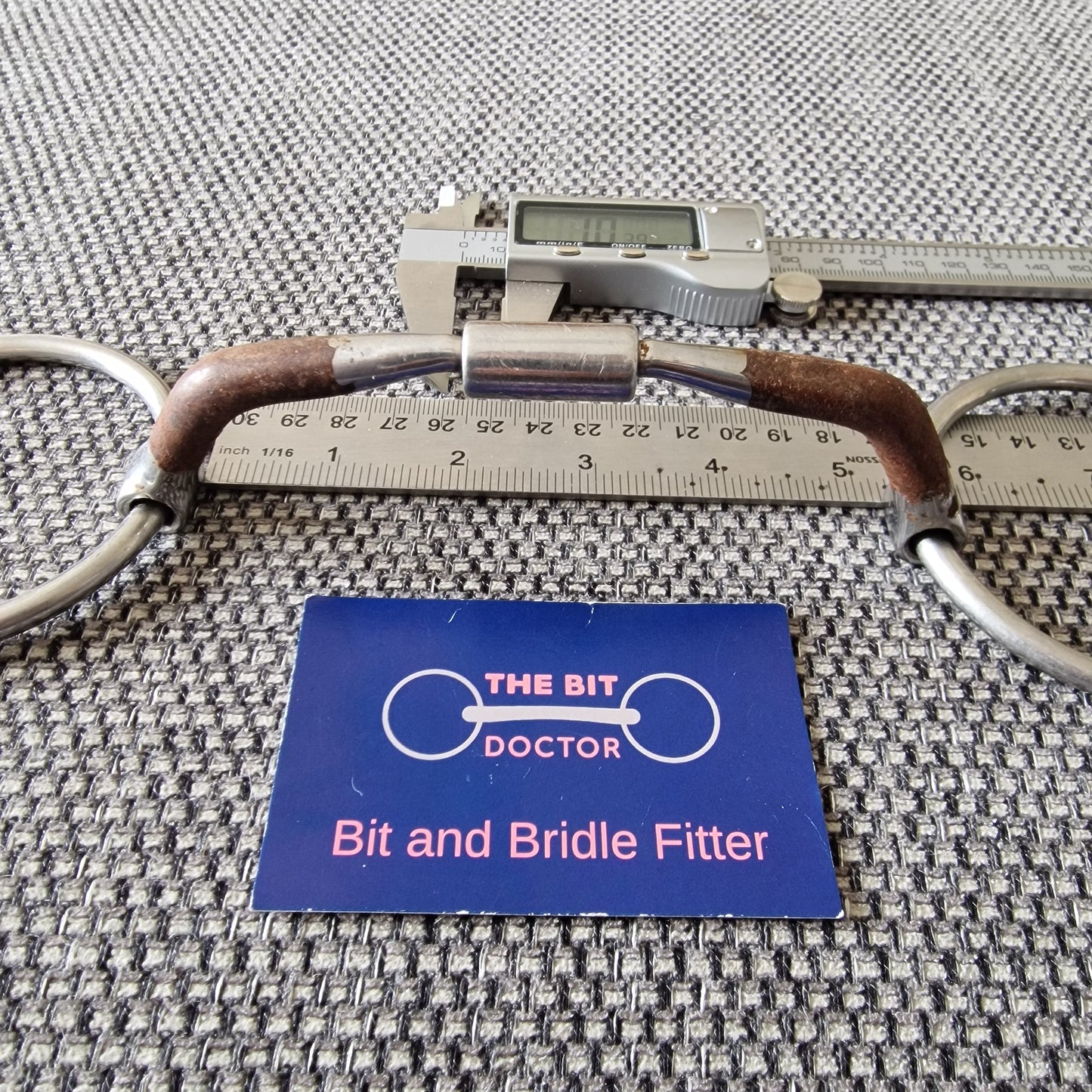 5" myler mb01 loose ring snaffle Bit B1444