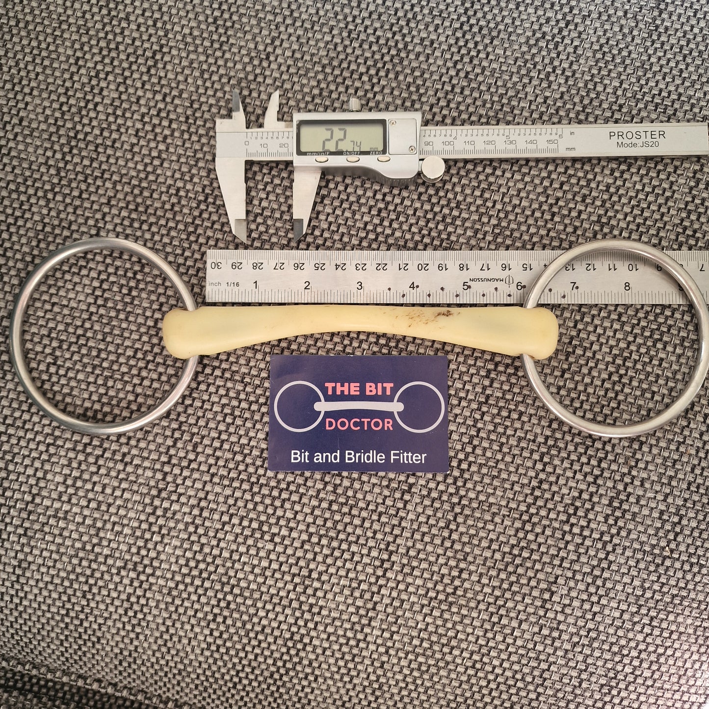 5.75" nathe flexi mullen Loose ring snaffle bit B942