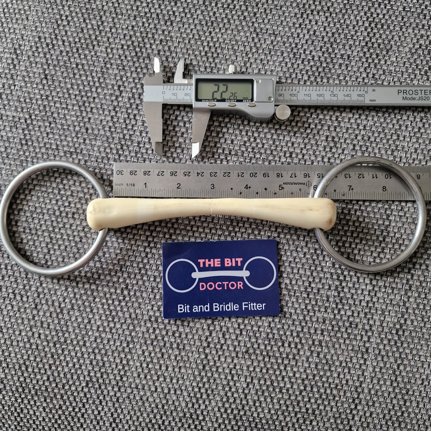 5.75" Nathe flexi mullen loose ring snaffle bit B231