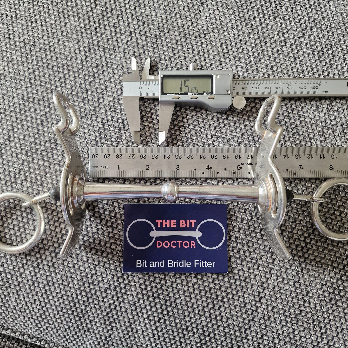5.25" wellep jointed snaffle bit B70