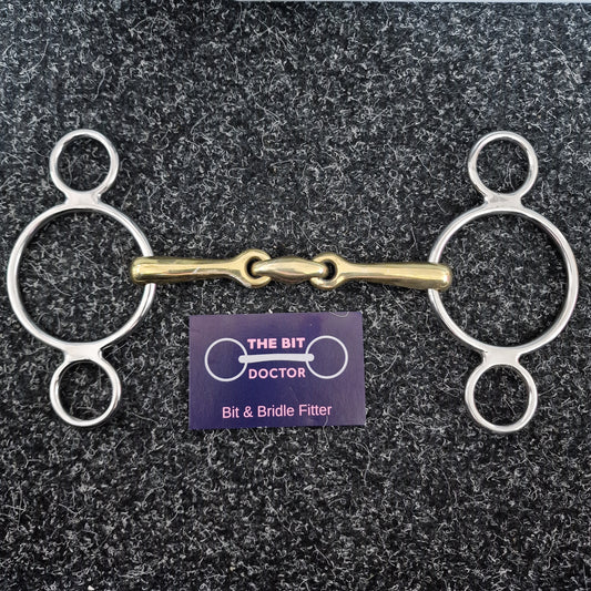 Universal copper lozenge gag bit