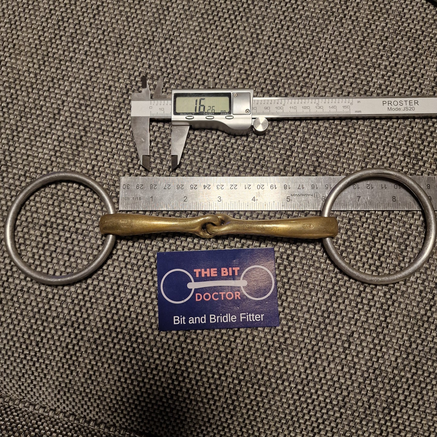 5.75" Sprenger RS dynamic jointed loose ring snaffle bit B1001