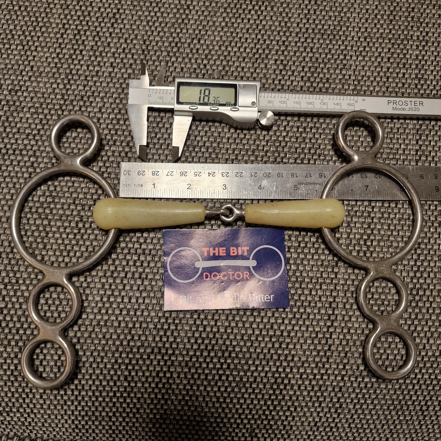 5.5" Happy Mouth Dutch Gag Jointed bit B513