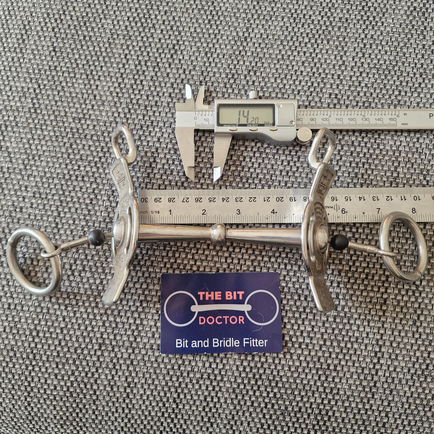 4.75" new wellep 'single jointed' snaffle bit B462