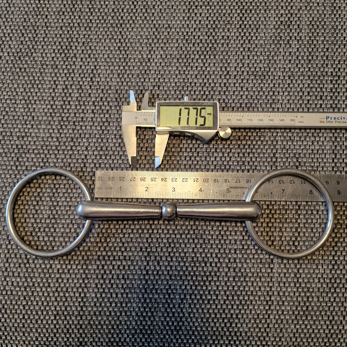 5.5" KY rotary loose ring snaffle Bit B1026