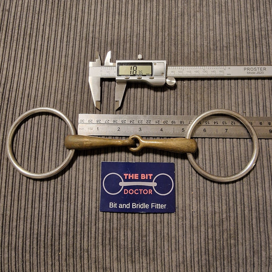 5" sprenger loose ring jointed snaffle bit B136
