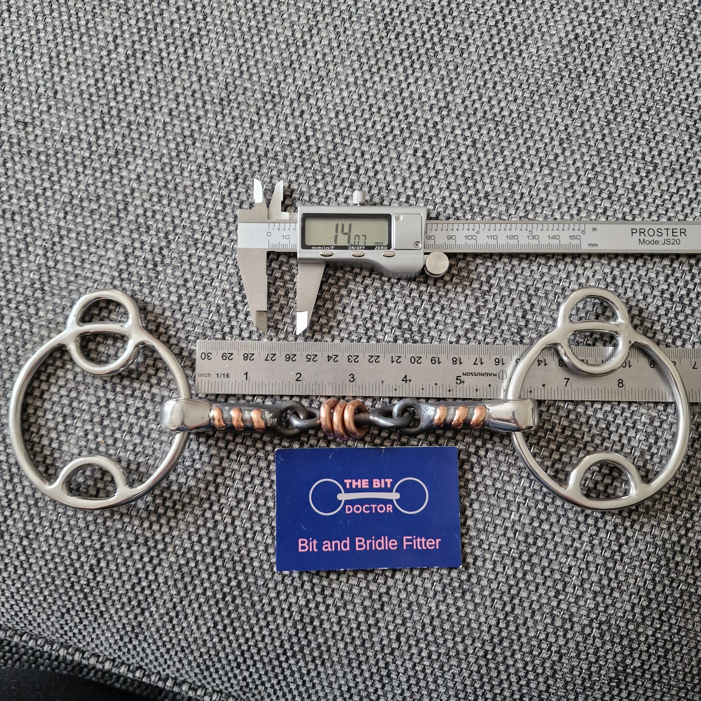 5.75" custom large ring tom thumb bevel Bit B1460