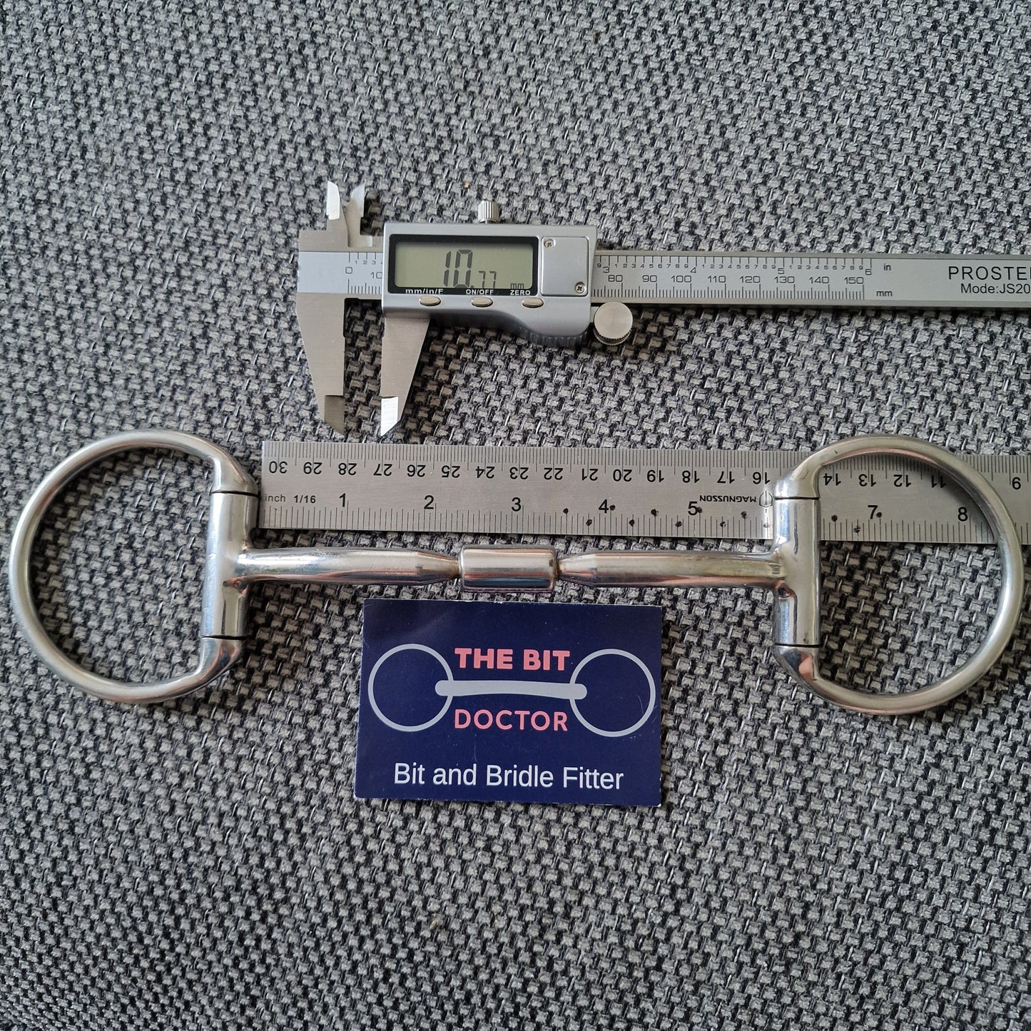5.75" expert bits comfy mullen barrel eggbutt snaffle bit B496