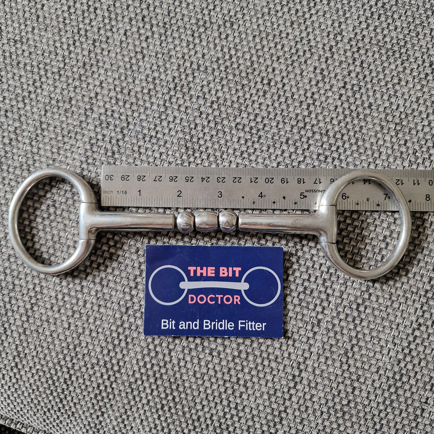 5" / 5.25" informed designs ky rotary doubler lozenge eggbutt snaffle Bit B1833
