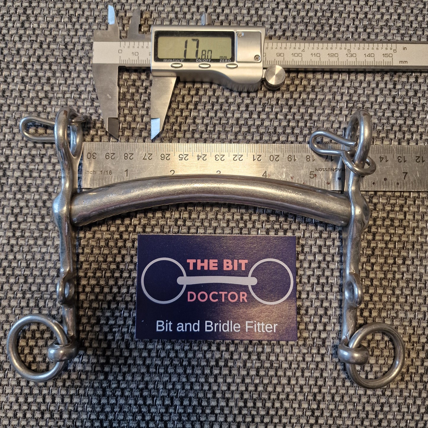 5.5" eldonian arched port finesse weymouth double bit B539