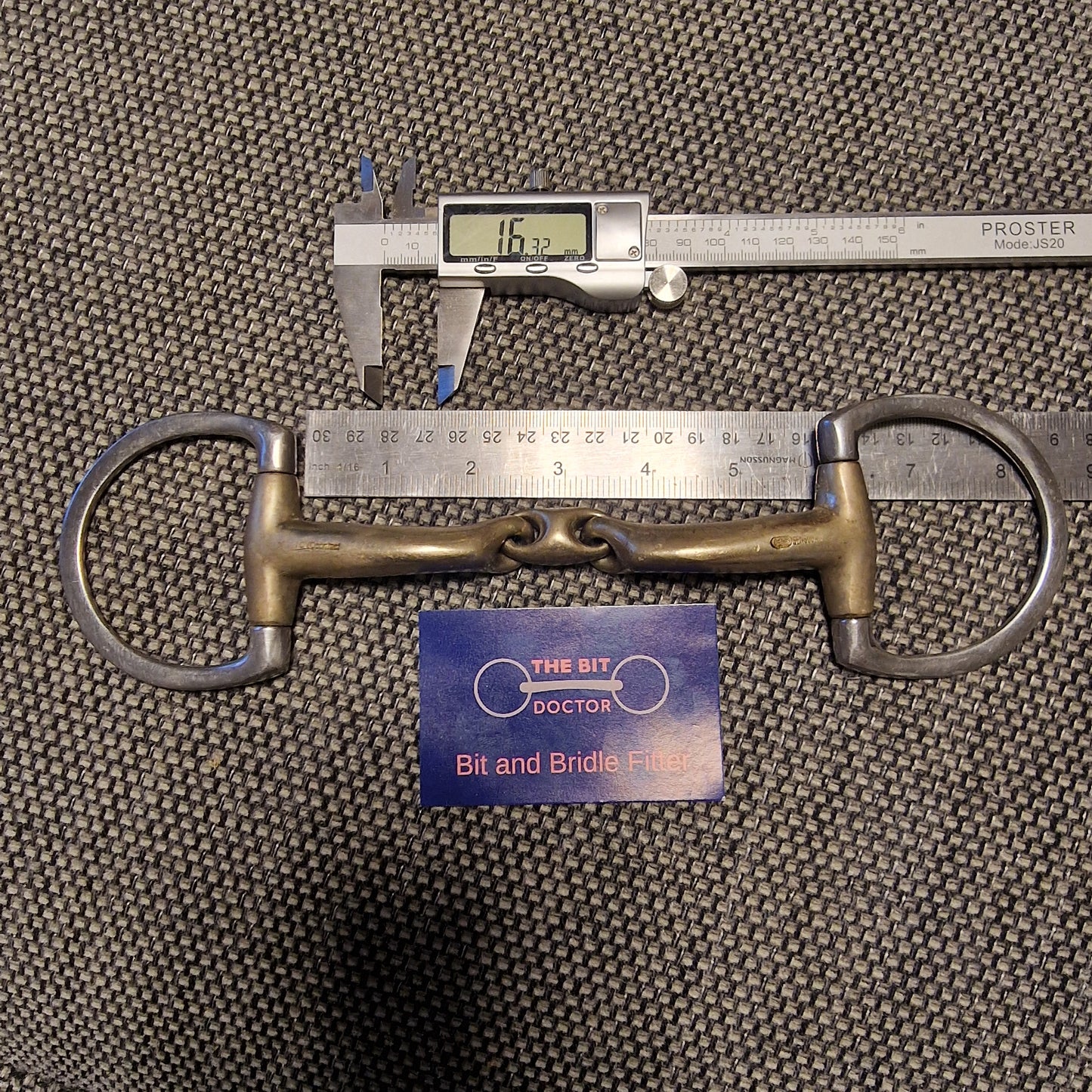 5.75" sprenger novocontact lozenge eggbutt snaffle Bit B1387