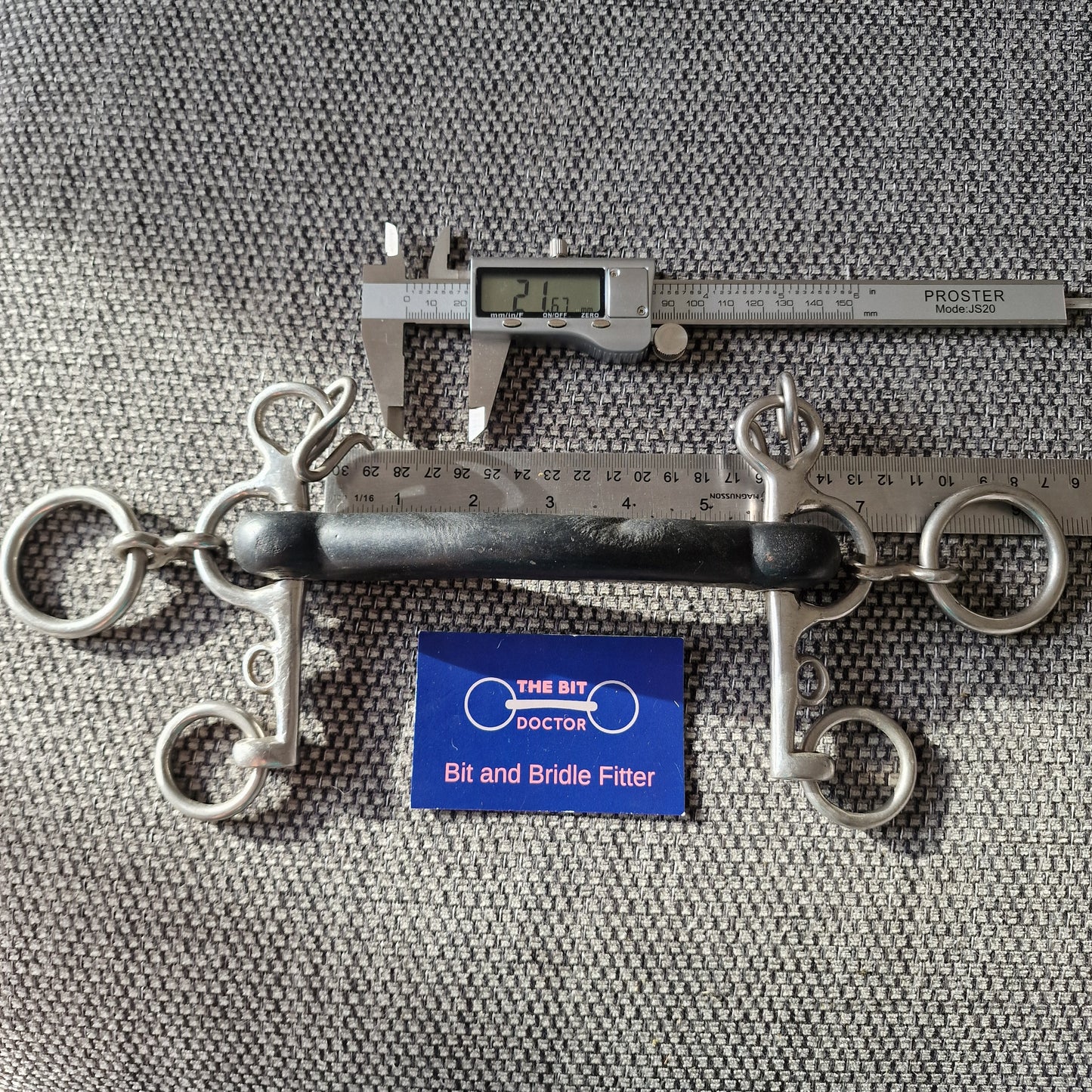5.5" Abbey custom vulcanite mullen rugby pelham Bit B1561