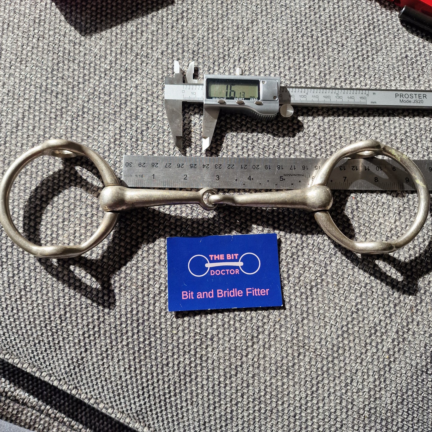 5.75" Kangaroo jointed salisbury cheltenham running gag bit B491