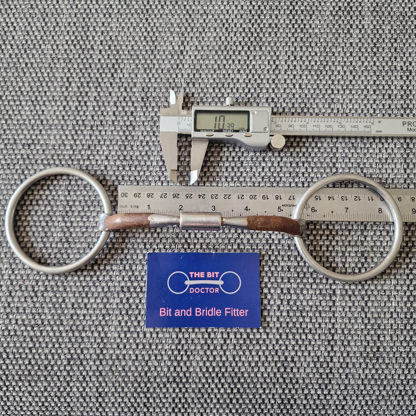 5" myler mb01 loose ring snaffle Bit B1444