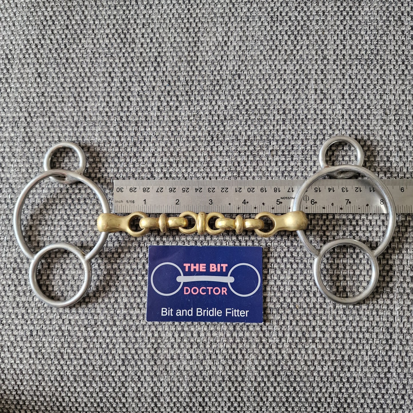 5.25" neue schule waterford universal gag bit B158