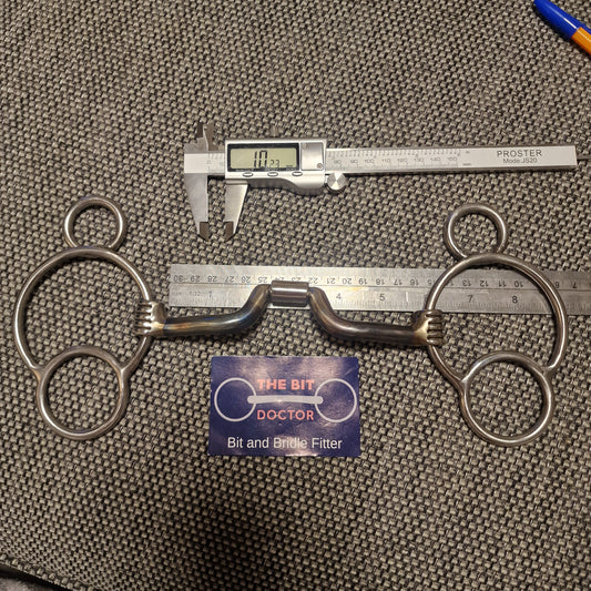 5.5" myler custom mb43 sweet iron universal gag bit B648