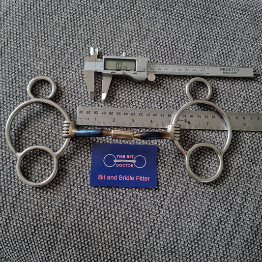 4.75" myler custom mb02 universal 2.5 ring gag Bit B1383