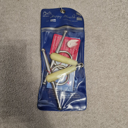 6.25" happy mouth jointed full cheek snaffle Bit B1637