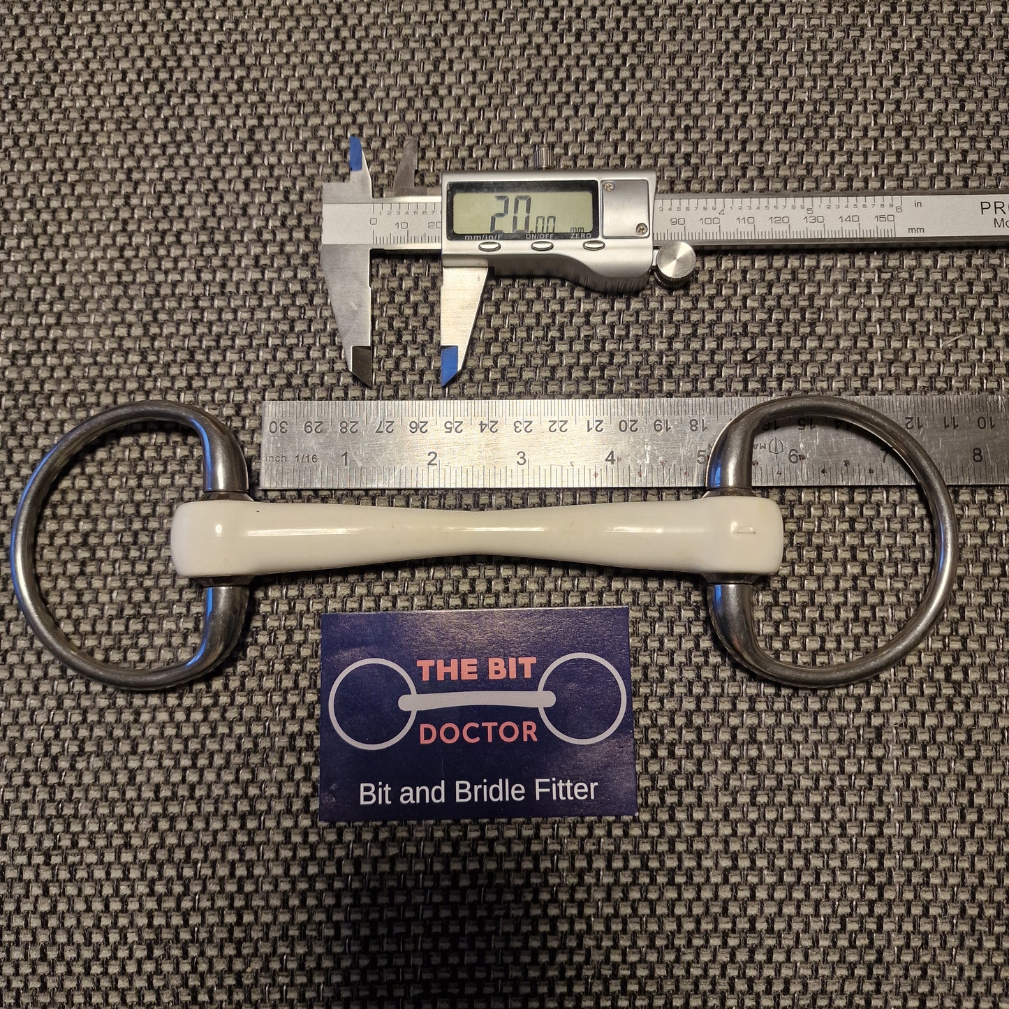 4.75" 5" trust inno sence flexi soft mullen eggbutt snaffle bit B1256