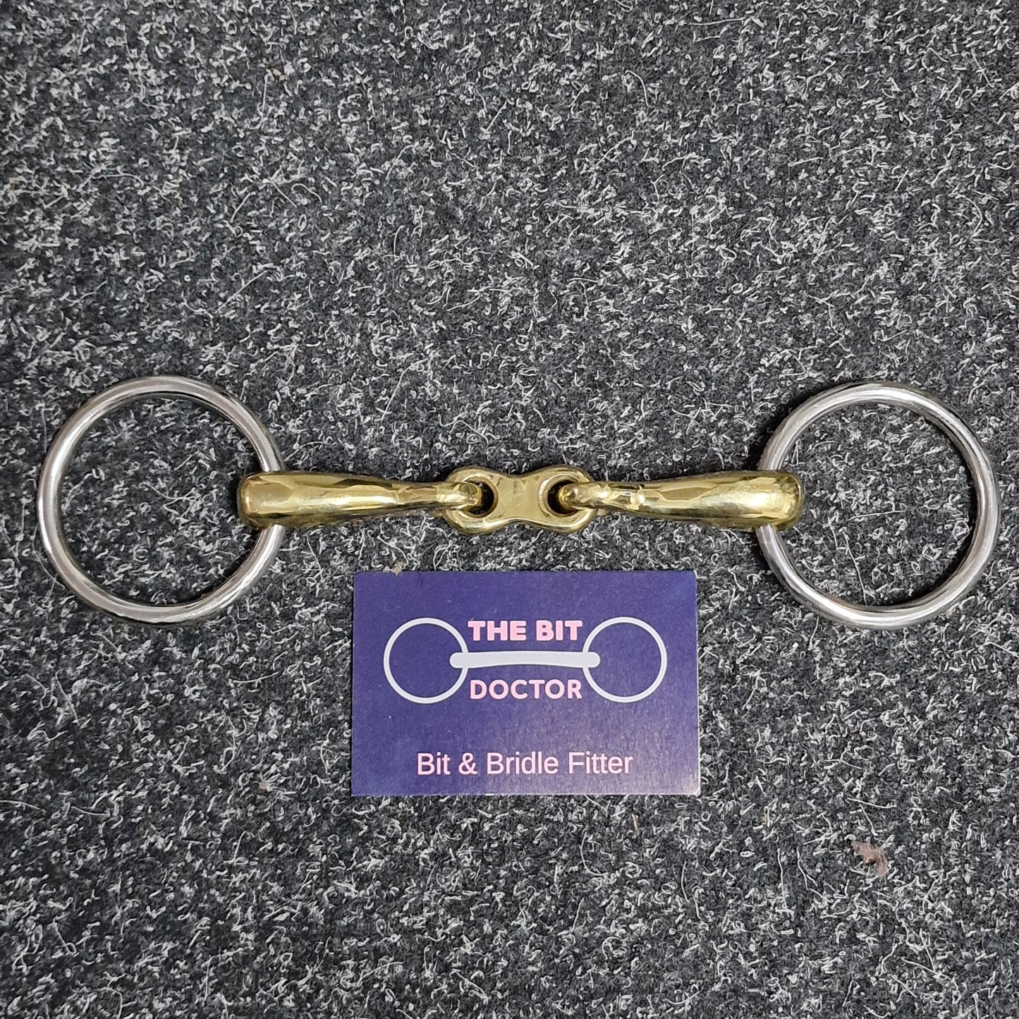 Loose ring Bradoon copper french link snaffle neat ring