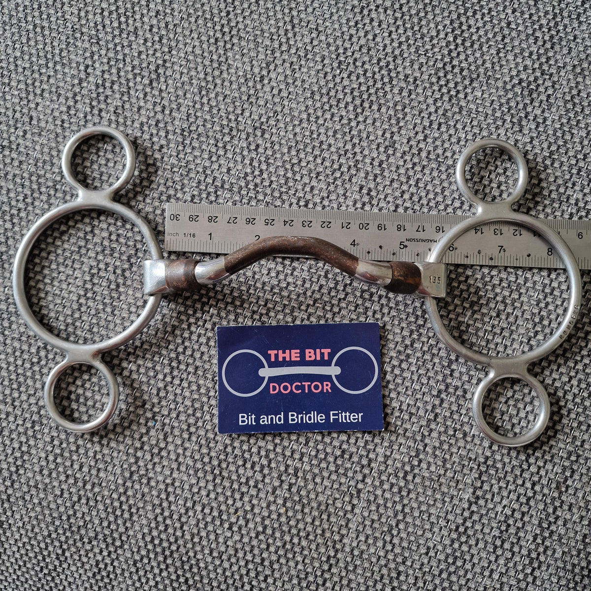 5.25" 135mm bombers happy tongue universal gag Bit B1016