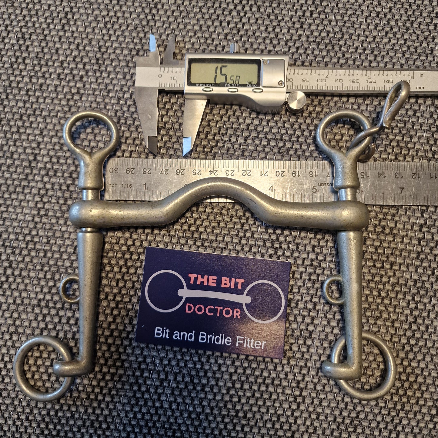 5" vintage nickel weymouth double bit B663