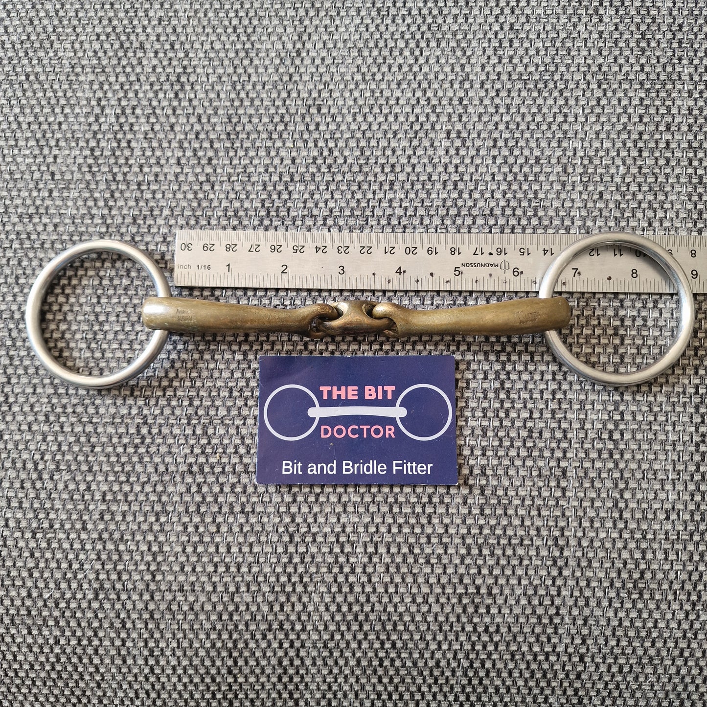 6.25" sprenger RS Dynamic lozenge loose ring bradoon snaffle Bit B1738