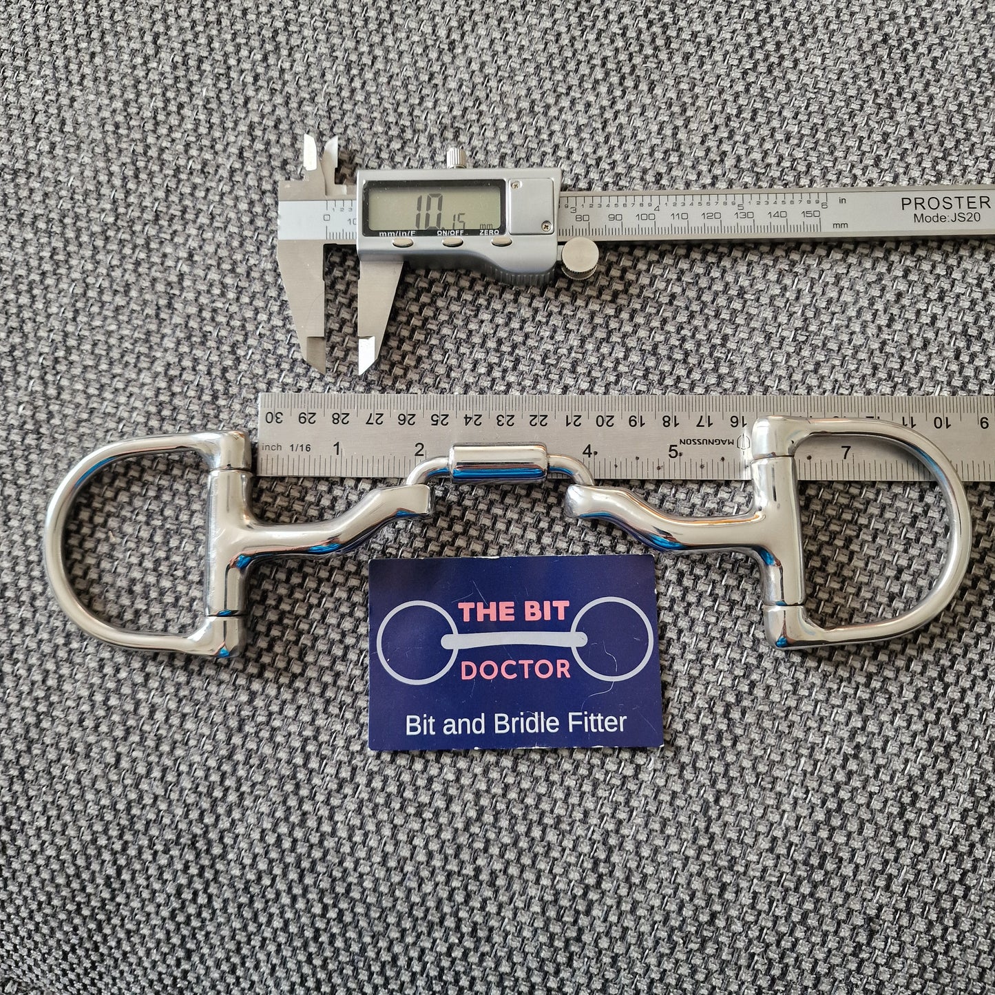 5.75" new Myler d-ring MB27-pb-w correctional snaffle bit B33