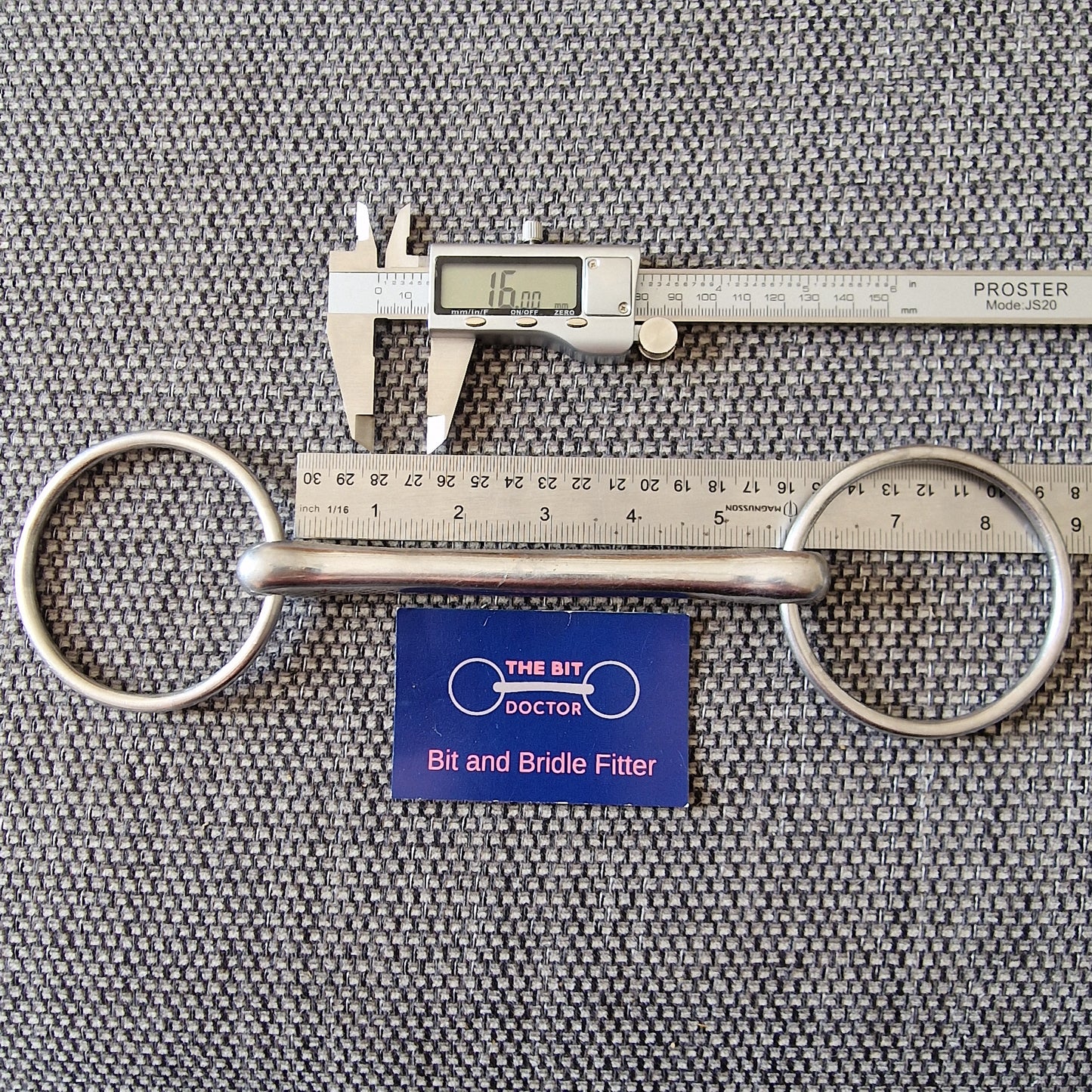 5.5" mullen loose ring snaffle Bit B1578