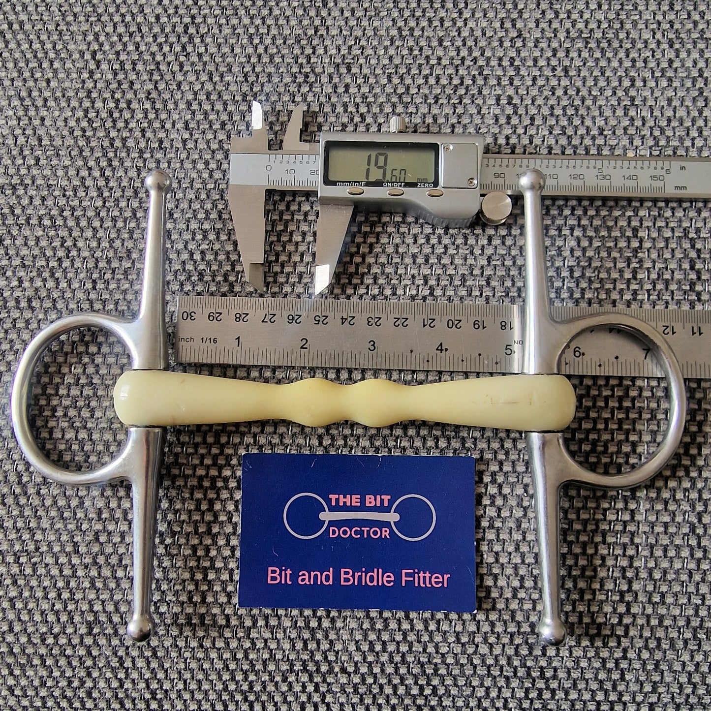5" flexi mullen full cheek snaffle bit B94