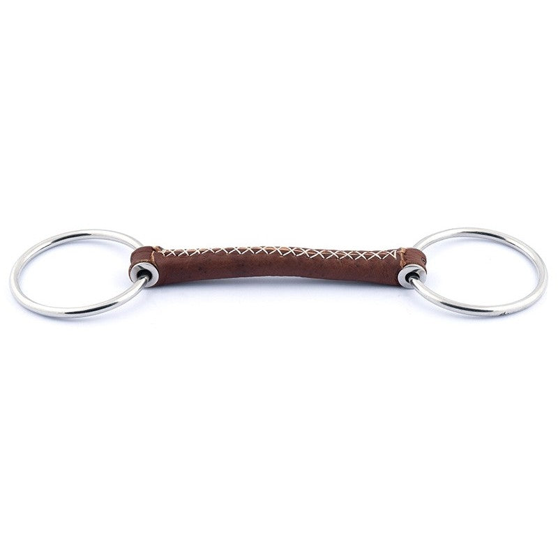 Jump'In leather loose ring snaffle bit