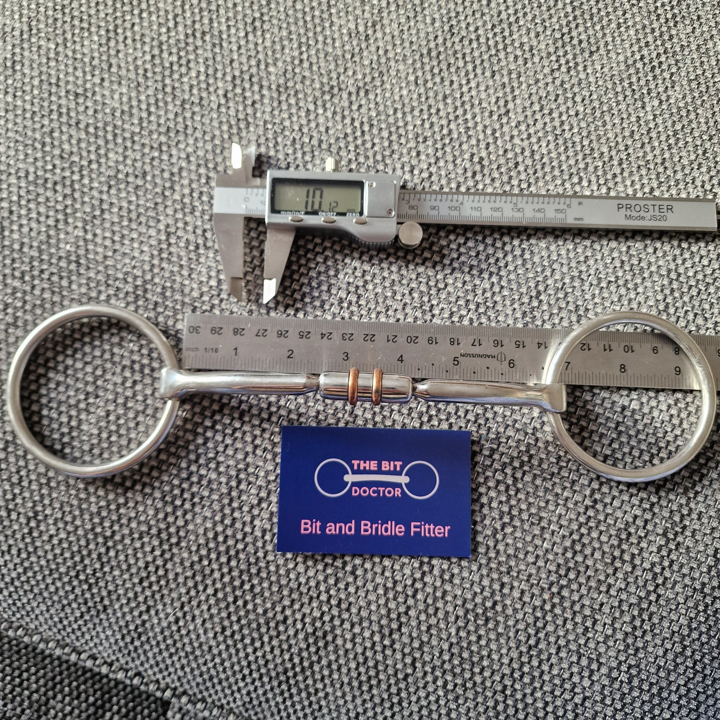 6.5" loose ring comfort barrel Snaffle bit - new B667