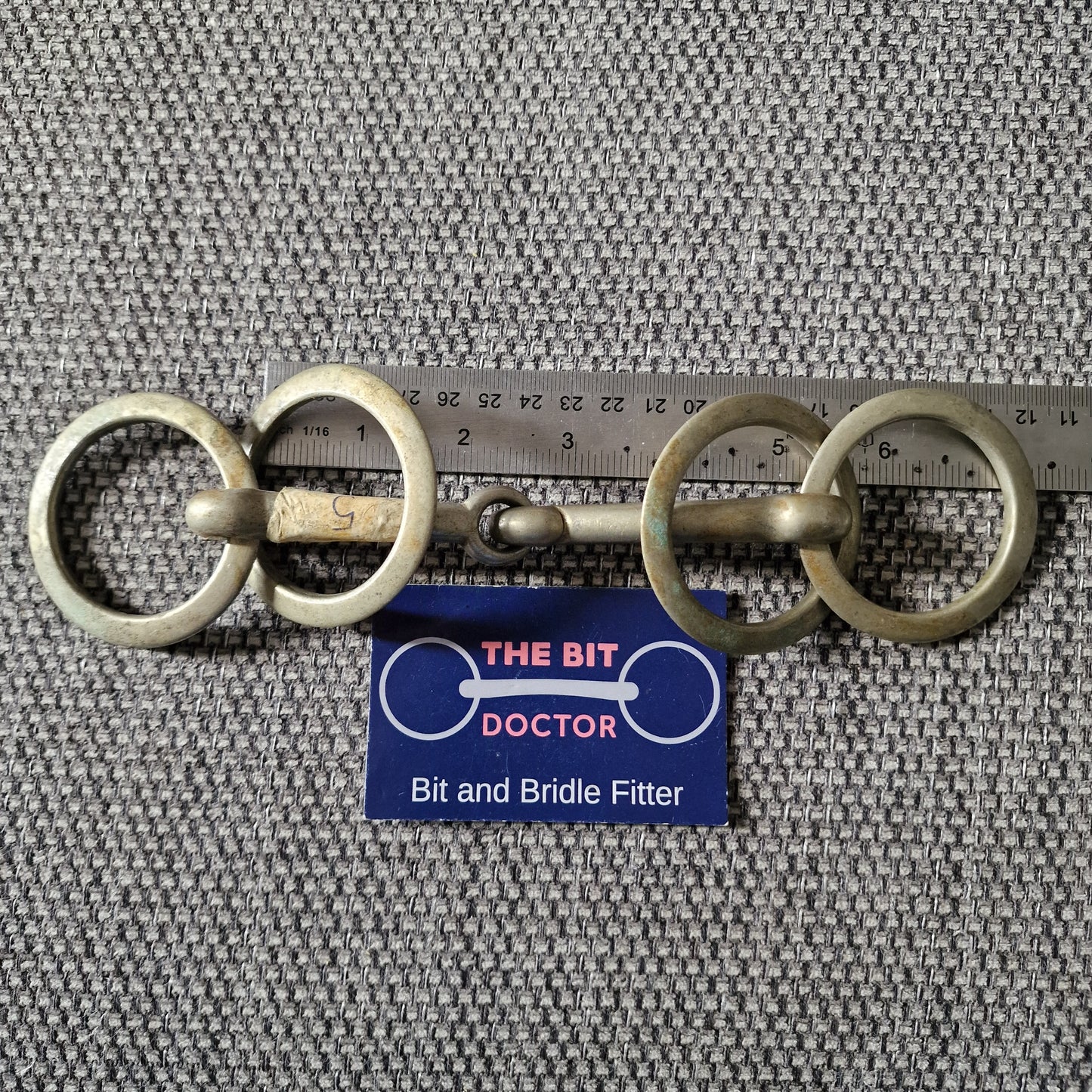 5" vintage nickel wilson snaffle Bit B1749