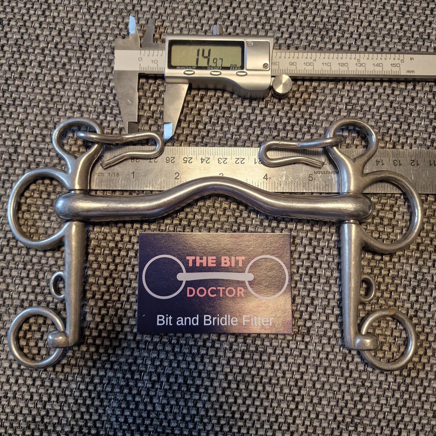 5.5" ported pelham bit B699