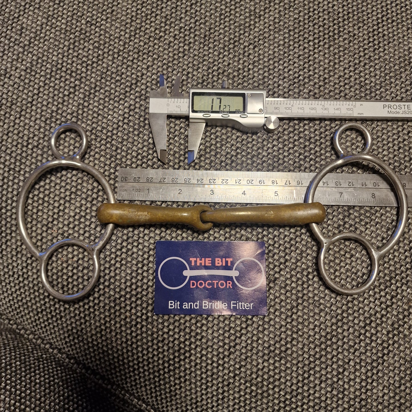 5.75" sprenger kk conrad demi anky style jointed universal gag bit B801