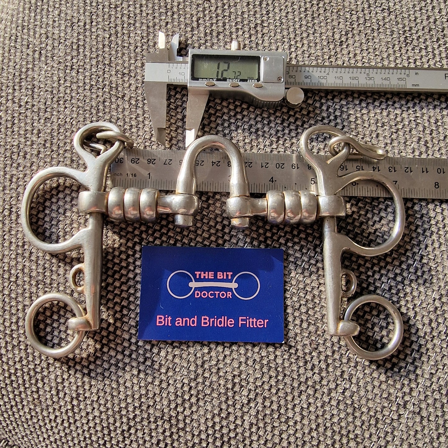 5" Abbey fylde equiport hanoverian cherry roller pelham Bit B1430