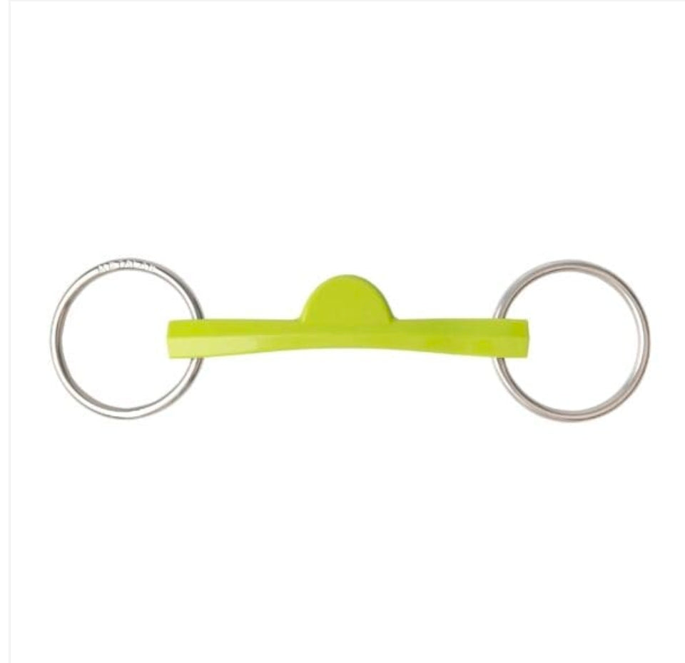 Metalab Flexi Mullen soft ported/ loller loose ring snaffle