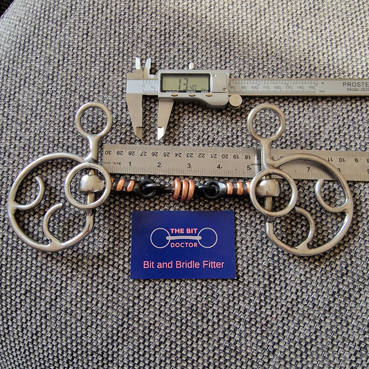 5.25" custom made tom thumb Kimblewick butterfly flip Bit B1418