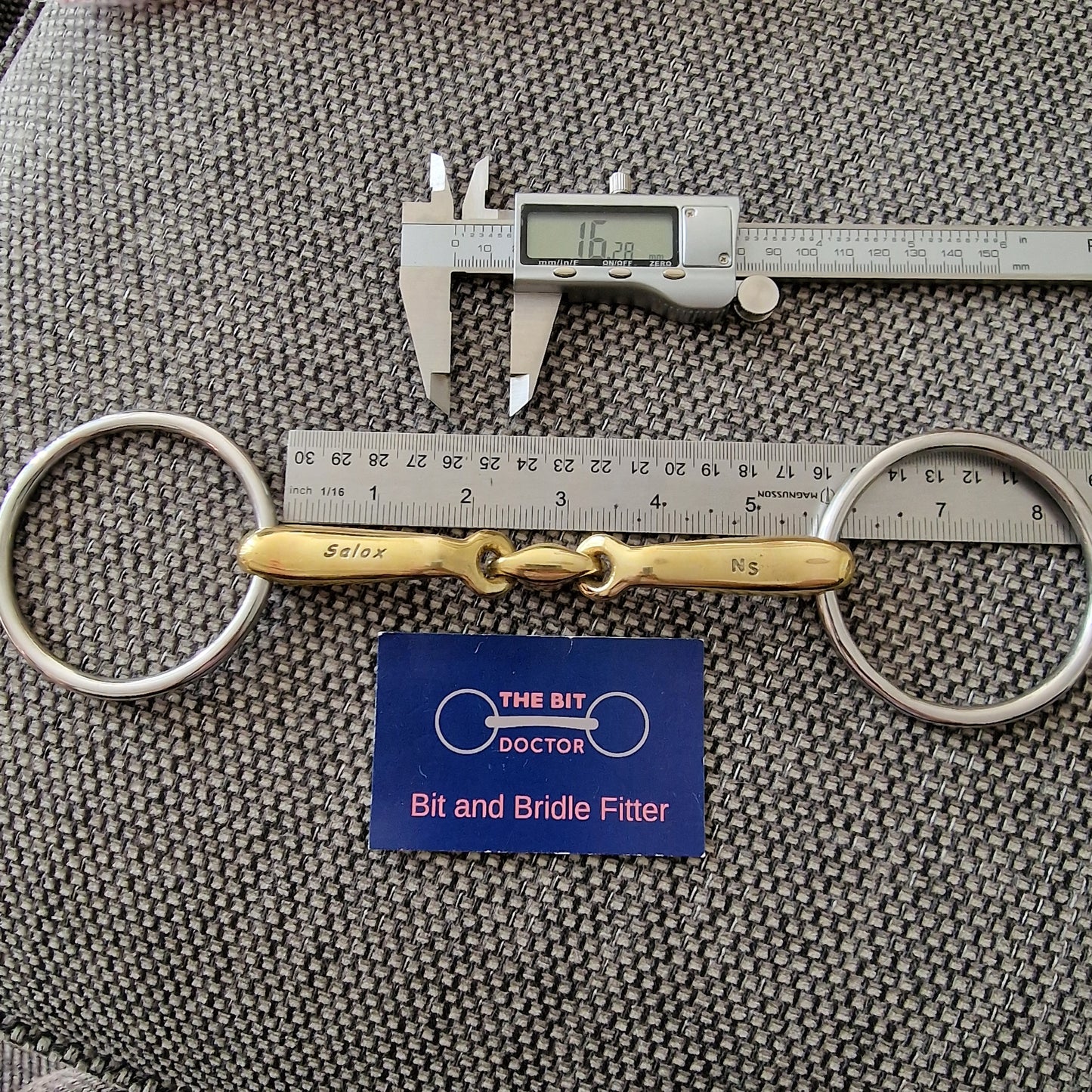 5.5" 16mm neue schule starter loose ring snaffle bit B735