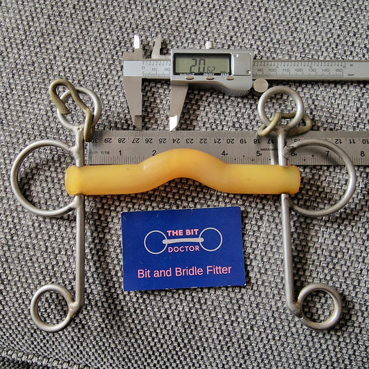 5.25" nathe hard ported pelham bit B13