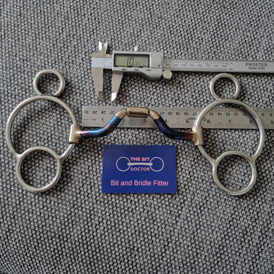 5" myler custom mb33 universal 2.5 ring gag Bit B1378