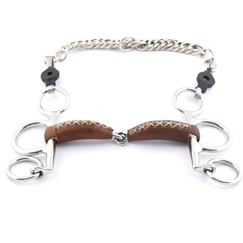 Jump'in Leather Jointed Baby Pelham Bit