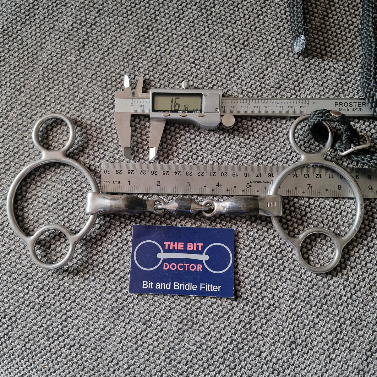 5.5" bombers elliptical lozenge 2.5 universal gag bit B888