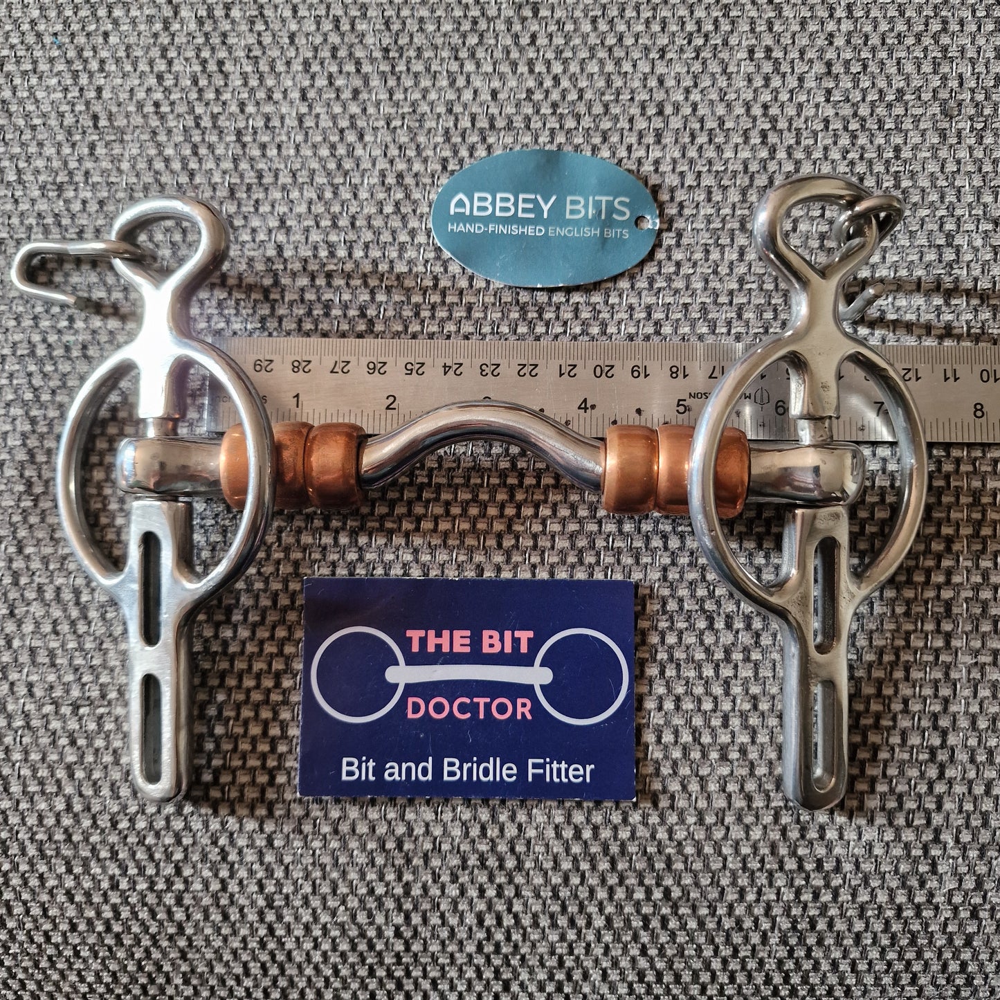 5.75" new abbey custom copper roller baby short shank liverpool bit B836