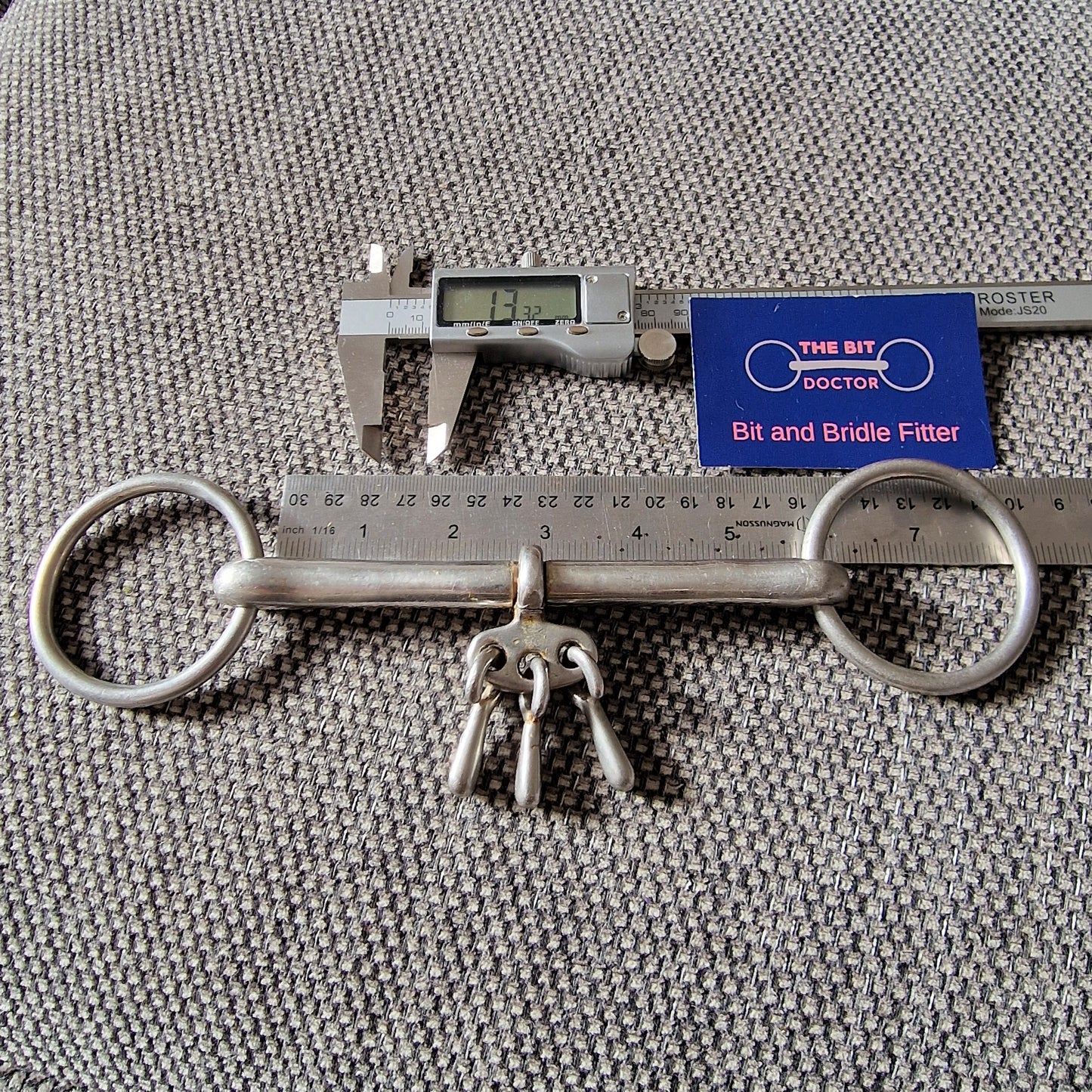 5.5" loose ring mullen breaking snaffle Bit B1180