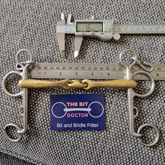 6" neue schule tranz angle lozenge pelham bit B607