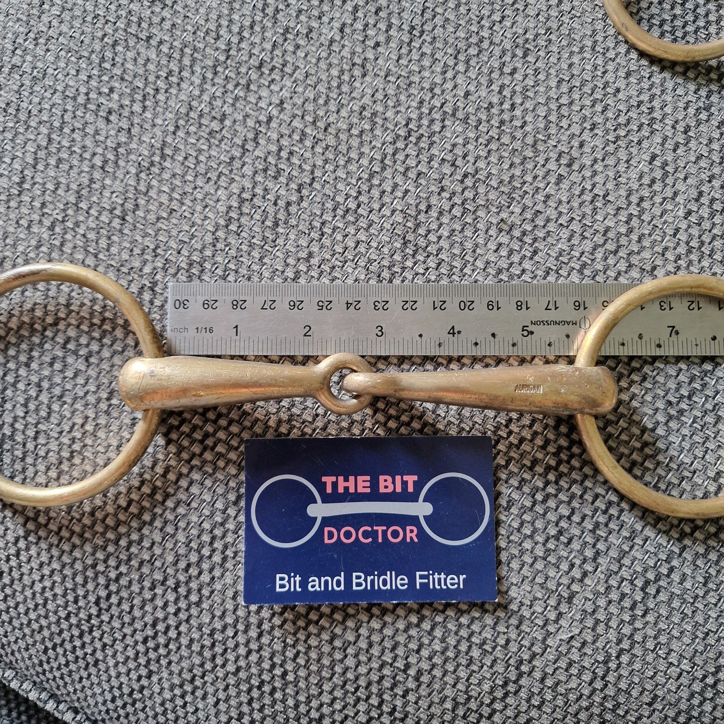 5.5" sprenger jointed loose ring snaffle Bit B1799