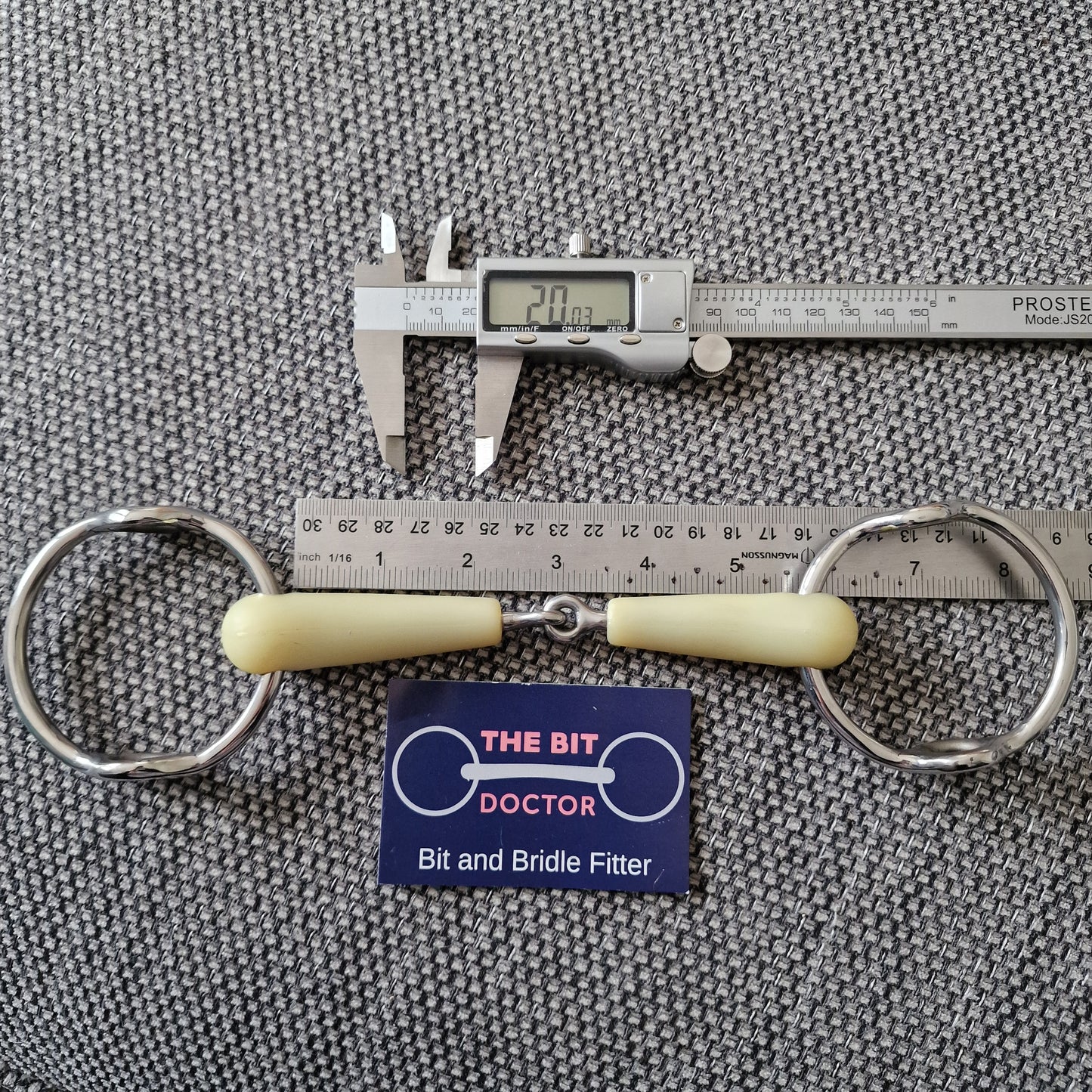 5.5" new happy mouth jointed badling gag bit B1227
