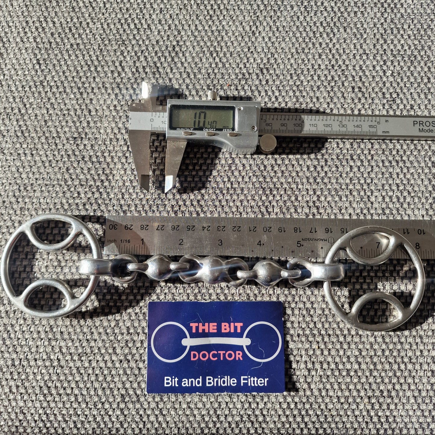 5.5" abbey? custom made waterford bevel bradoon bit B132
